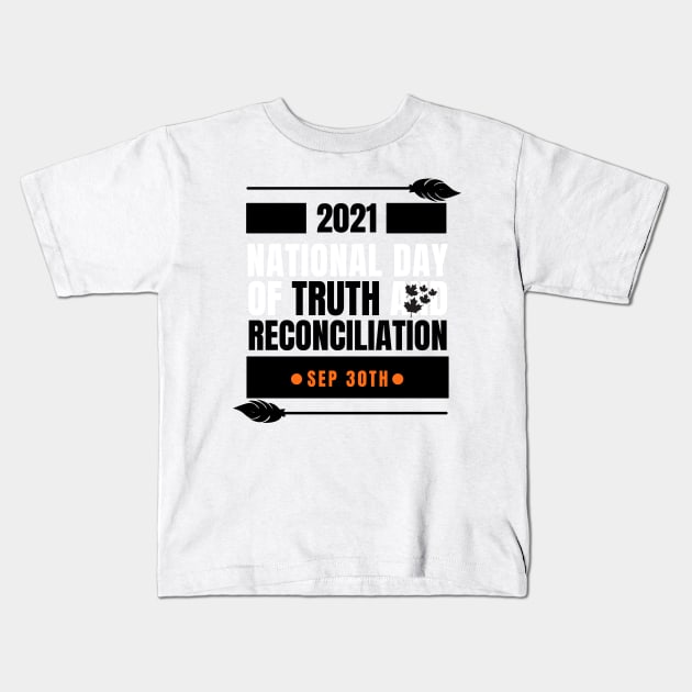 national day of truth and reconciliation canada Kids T-Shirt by yassinebd